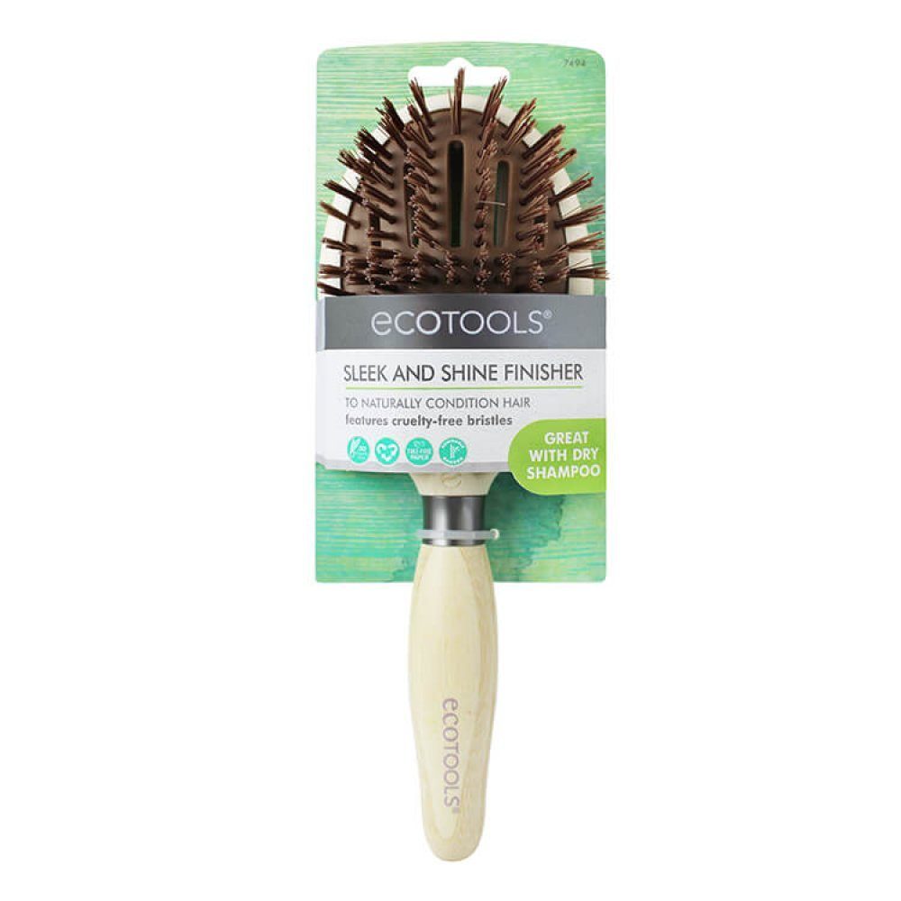 Eco Tools Sleek And Shine Finisher Oval Hairbrush Eco Tools Sleek And Shine Finisher Oval Hairbrush