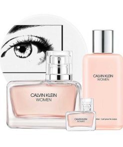 Giftset Calvin Klein Women Edp 50ml + Edp 5ml + BL 100ml