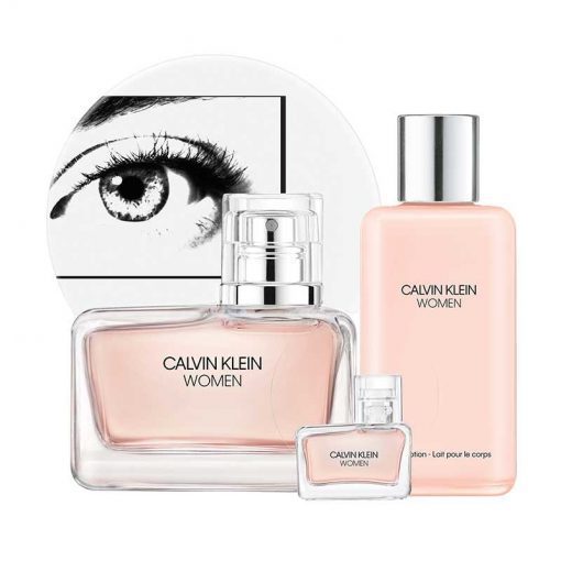 Giftset Calvin Klein Women Edp 50ml + Edp 5ml + BL 100ml