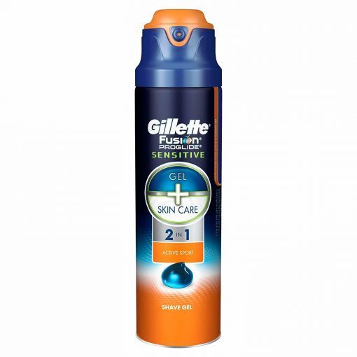 Gillette Fusion Sensitive Shave Gel Active Sport 170ml