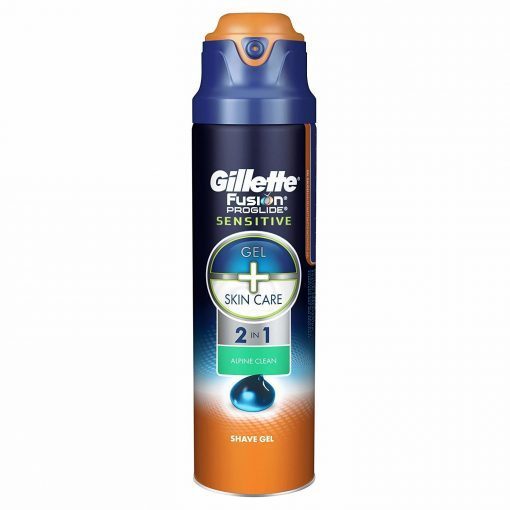 Gillette Fusion Proglide Sensitive Shave Gel Alpine Clean 170ml