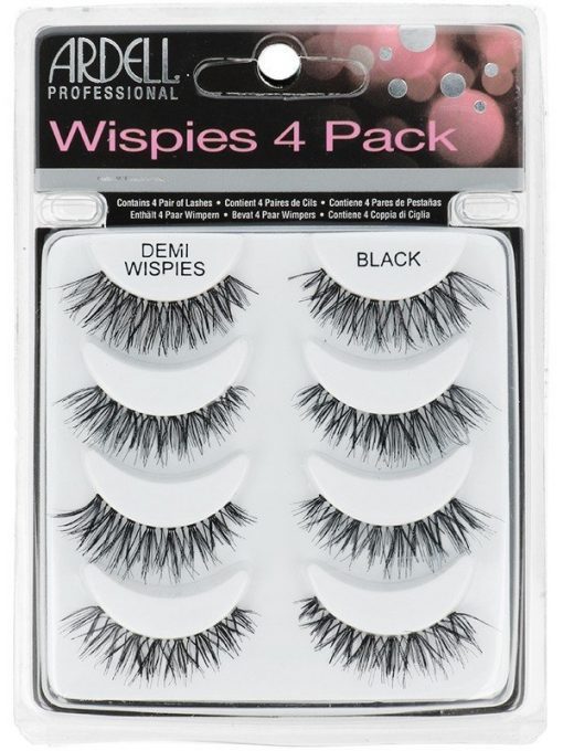 Ardell Natural Multipack Demi Wispies Black 4-pack