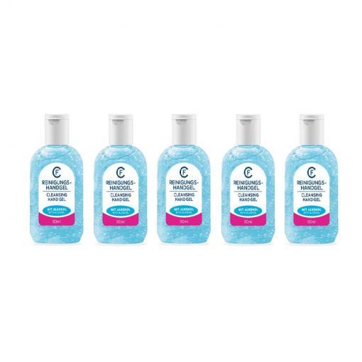 5-pack Cleansing Hand Gel With Alcohol 50ml