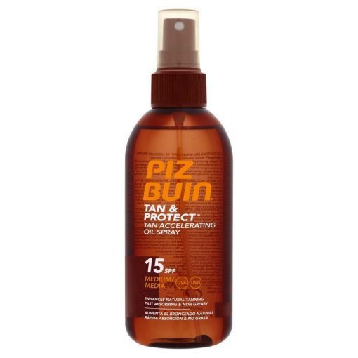 Piz Buin Tan & Protect Tan Accelerating Oil Spray SPF15 150ml