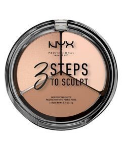 NYX PROF. MAKEUP 3 Steps To Sculpt Face Sculpting Palette - Fair