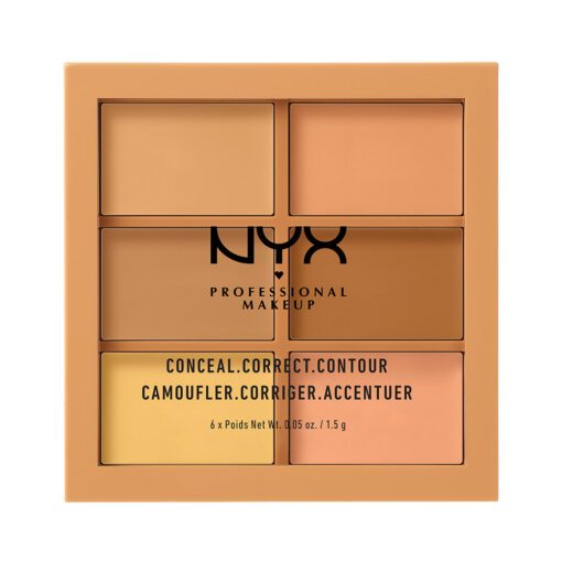 NYX PROF. MAKEUP 3C Palette Conceal Correct Contour Medium