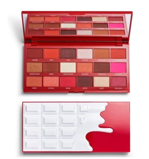 Makeup Revolution Chocolate Palette - Red Velvet