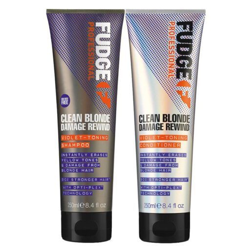 Fudge Clean Blonde Damage Rewind DUO Shampoo 250ml + Conditioner 250ml