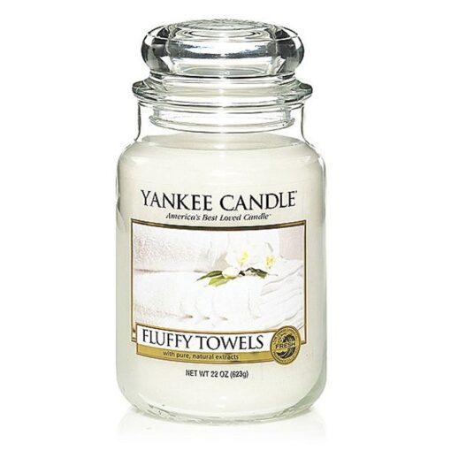 Yankee Candle Classic Large Jar Fluffy Towels Candle 623g