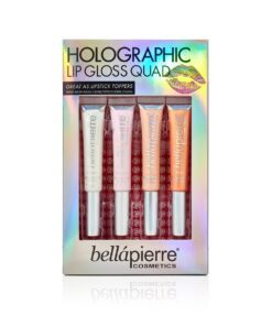 Giftset Bellapierre Holographic Lip Gloss Quad