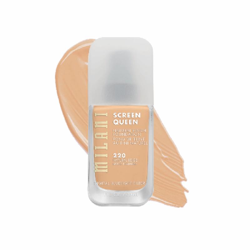 Milani Screen Queen Foundation - 220 Natural Beige Milani Screen Queen Foundation - 220 Natural Beige