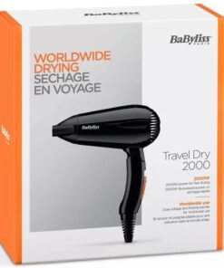 Babyliss Hairdryer - Travel Dry 2000 5344E