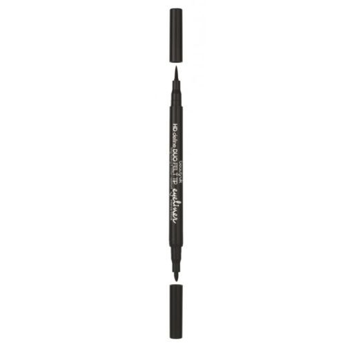 Beauty Uk High Definition Duo Felt Tip Eyeliner Black Waterproof