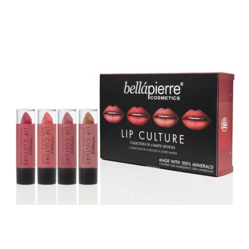 Bellapierre Lip Culture Collection 4 Matte Lipsticks