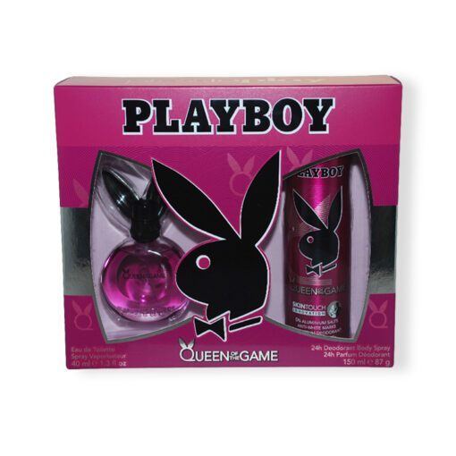 Giftset Playboy Queen Of The Game Edt 40ml + DSP 150ml