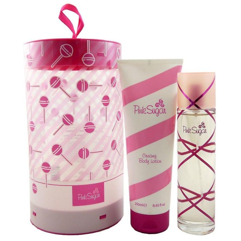 Giftset Aquolina Pink Sugar Edt 100ml + Body Lotion 250ml Giftset Aquolina Pink Sugar Edt 100ml + Body Lotion 250ml