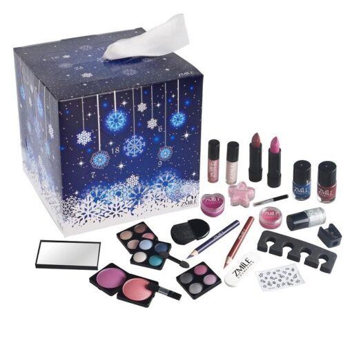 Zmile Cosmetics Advent Calendar Cube Snow Flake Blue