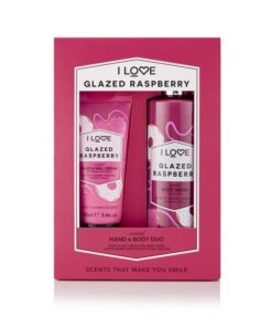 Giftset I Love…Glazed Raspberry Hand & Body Duo