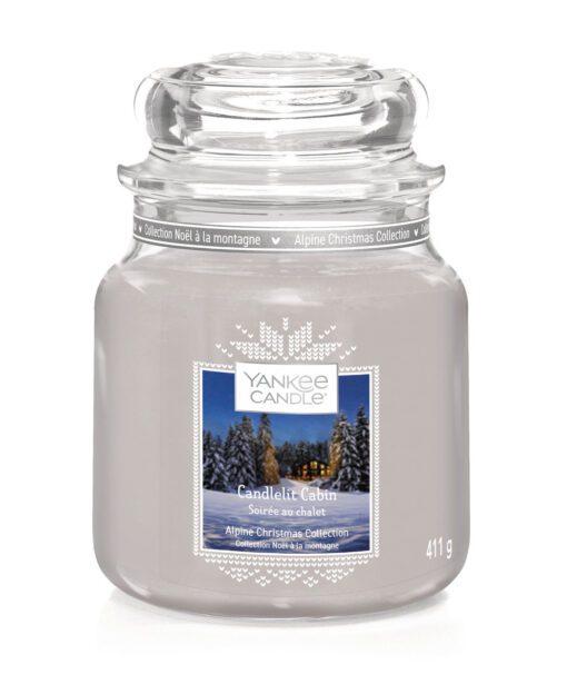 Yankee Candle Classic Medium Jar Candlelit Cabin 411g