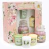 Giftset Yankee Candle Garden Hideaway 3 Votive and 1 Small Jar