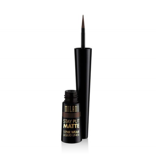 Milani Stay Put Matte 17hr Wear Liquid Eyeliner Coffee Matte