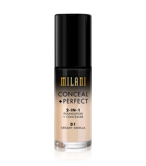 Milani Conceal+Perfect Liquid Foundation - 01 Creamy Vanilla