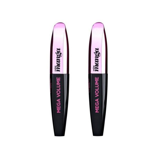 2-pack LOreal Paris Mega Volume Miss Manga Mascara Black 8ml