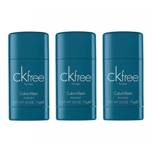 3-pack Calvin Klein CK Free Deostick 75ml