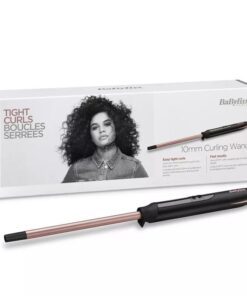 Babyliss Curling Iron - Rose Quartz Tight Curls Wand C449E
