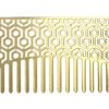 Go Comb Brass Hexagon