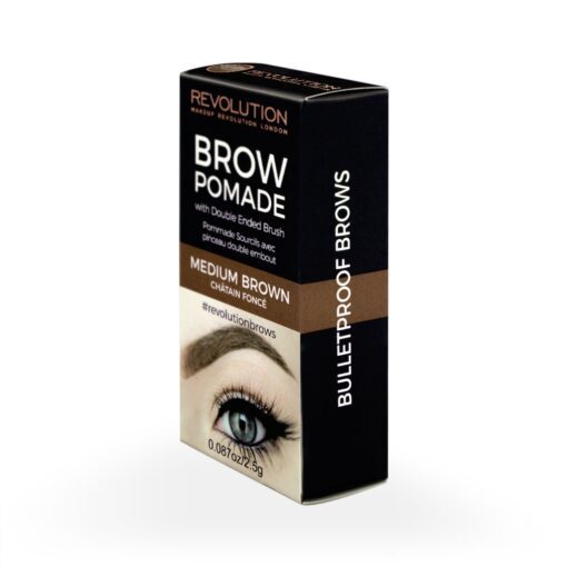 Makeup Revolution Brow Pomade - Medium Brown