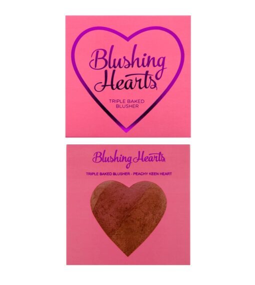 Makeup Revolution Blushing Hearts - Peachy Keen Hearts Blusher