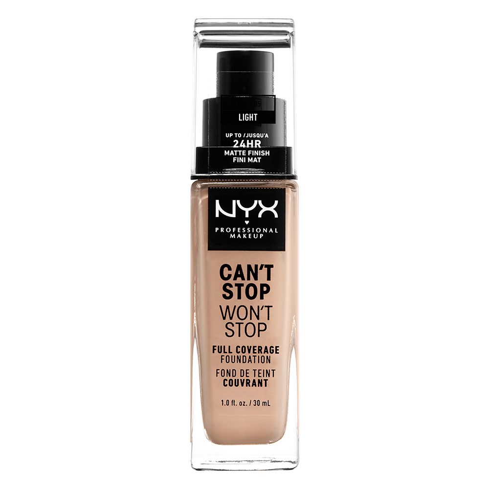 NYX PROF. MAKEUP Can't Stop Won't Stop Foundation - Light NYX PROF. MAKEUP Can't Stop Won't Stop Foundation - Light