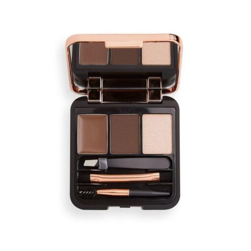 Makeup Revolution Brow Sculpt Kit - Dark Brown