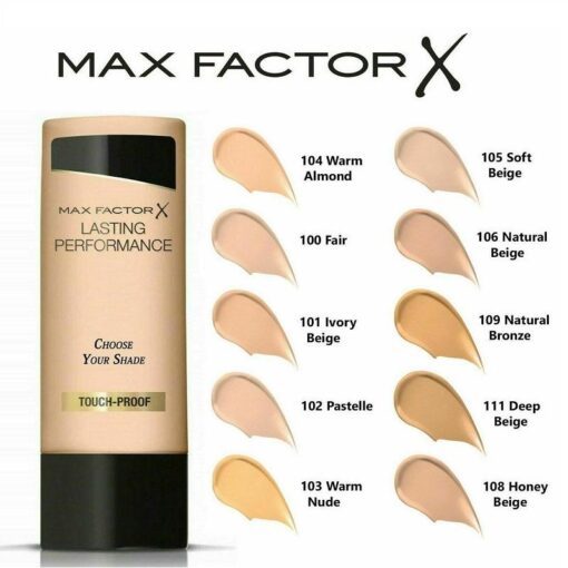 Max Factor Lasting Performance 104 Warm Almond