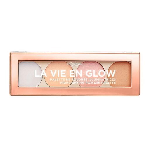 Loreal La Vie En Glow Highlighting Palette - 02 Cool Glow