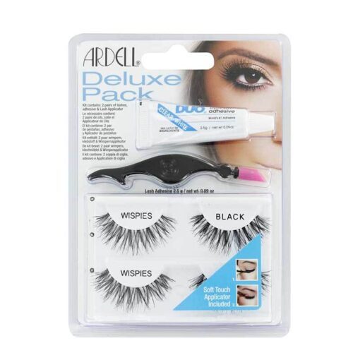 Ardell Eyelash Deluxe Pack Wispies Black