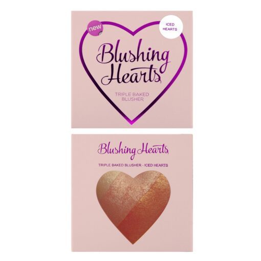 Makeup Revolution Blushing Hearts - Iced Hearts Blusher