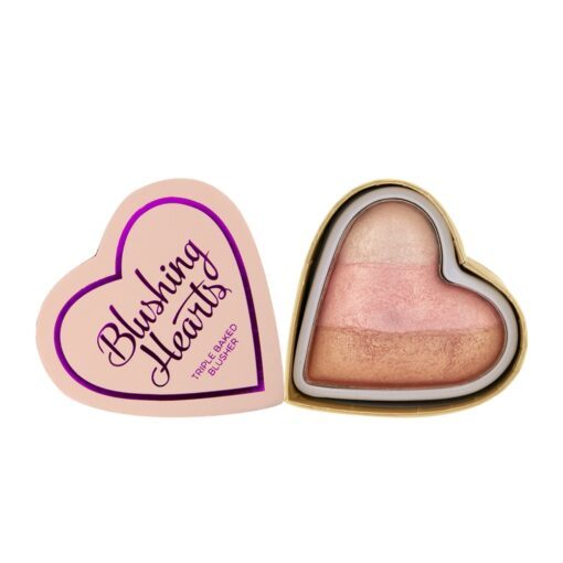 Makeup Revolution Blushing Hearts - Iced Hearts Blusher