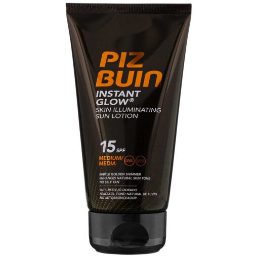 Piz Buin Instant Glow Skin Illuminating Sun Lotion SPF15 150ml