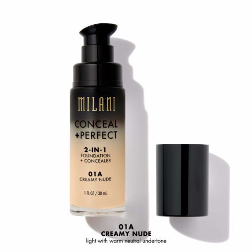 Milani Conceal+Perfect Liquid Foundation - 01A Creamy Nude