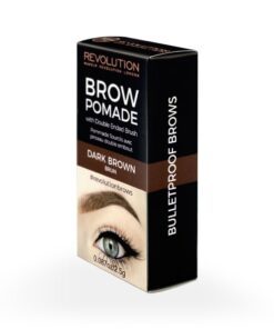 Makeup Revolution Brow Pomade - Dark Brown