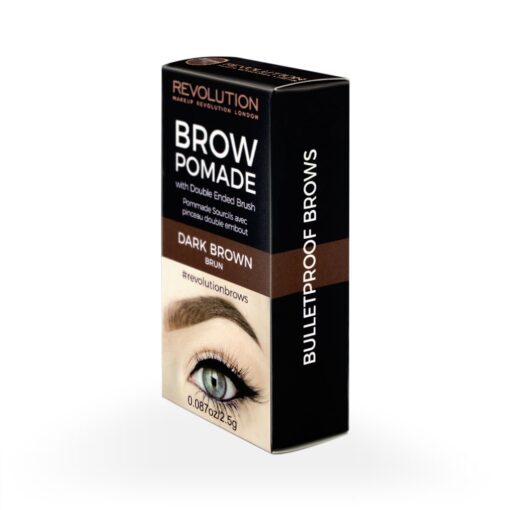 Makeup Revolution Brow Pomade - Dark Brown