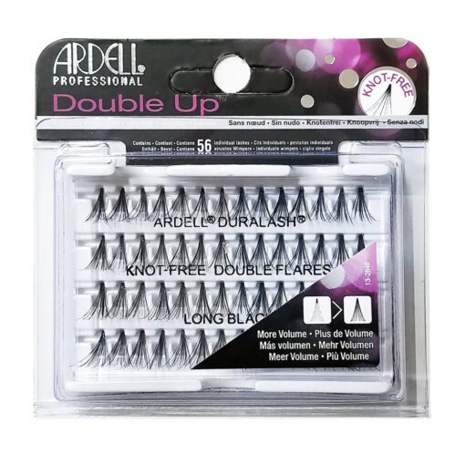 Ardell Individual Double Up Knot Free Long Black