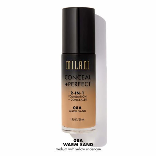 Milani Conceal+Perfect Liquid Foundation - 08A Warm Sand