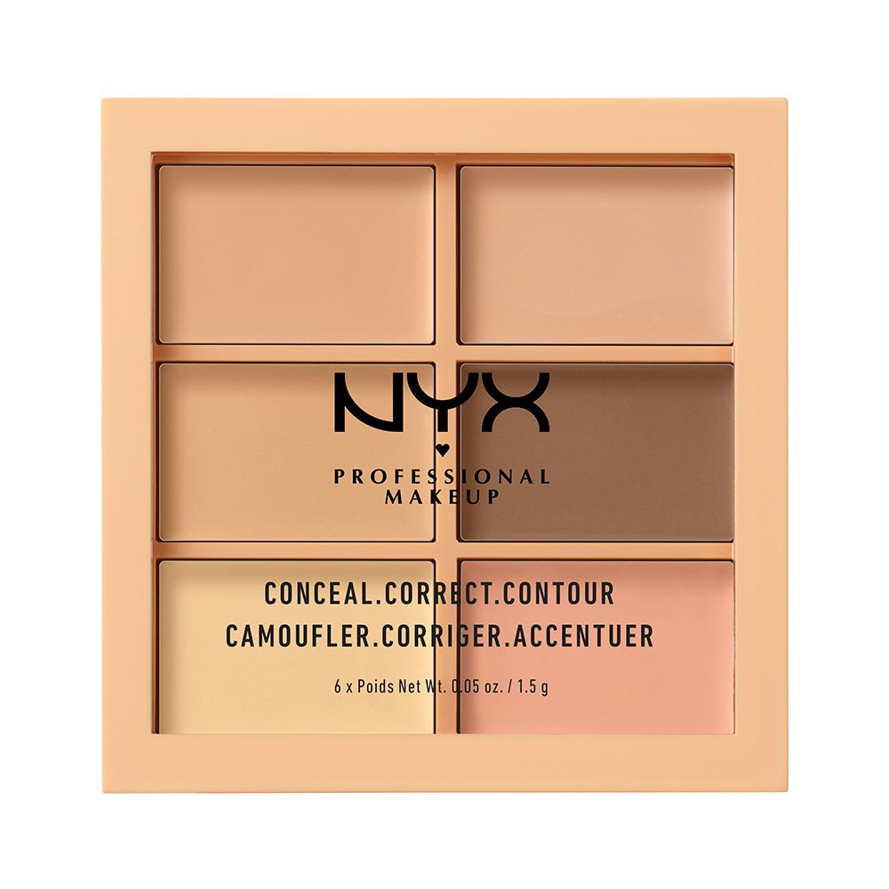 NYX PROF. MAKEUP 3C Palette Conceal Correct Contour Light NYX PROF. MAKEUP 3C Palette Conceal Correct Contour Light