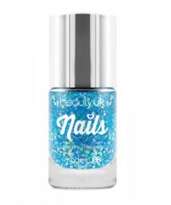 Beauty UK Glitter Nail Polish - Supernova Blue