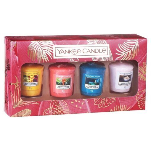 Giftset Yankee Candle 4 Votive Candles - The Last Paradise