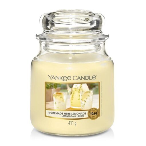 Yankee Candle Classic Medium Jar Homemade Herb Lemonade 411g