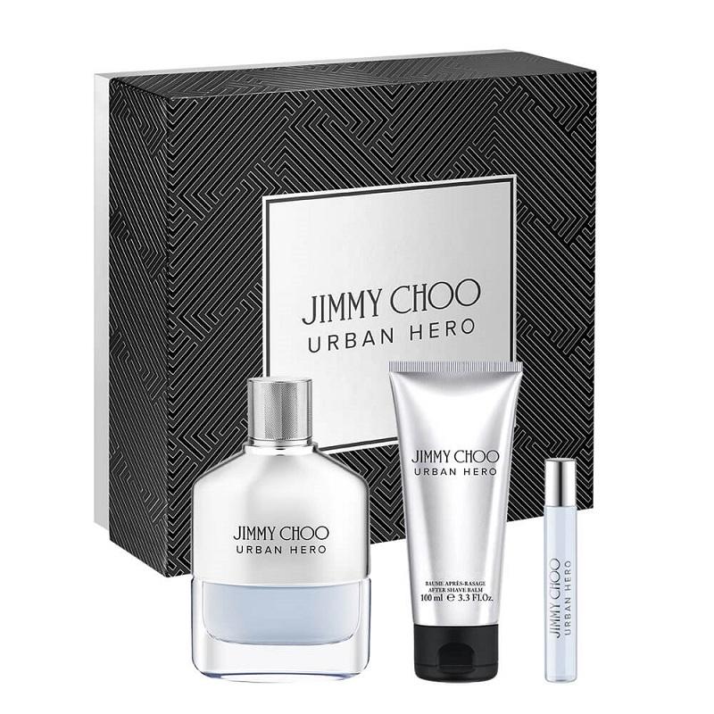 Giftset Jimmy Choo Urban Hero Edp 100ml + Edp 7,5ml + Aftershave Balm 100ml Giftset Jimmy Choo Urban Hero Edp 100ml + Edp 7,5ml + Aftershave Balm 100ml